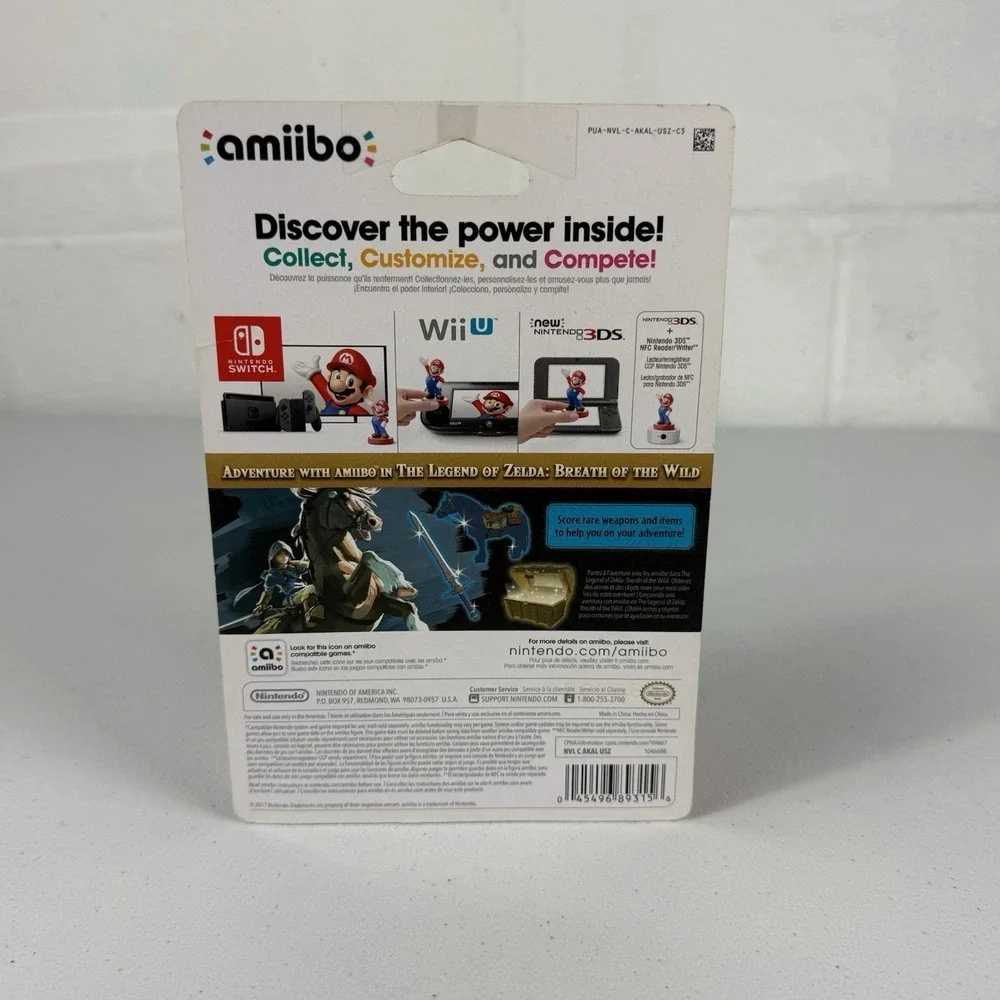 The Legend of Zelda: Breath of the Wild - Link Rider Nintendo Amiibo - New (NIB)
